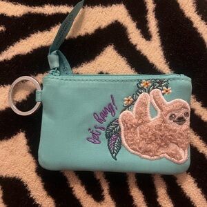 Vera Bradley Sloth Keychain / cardholder